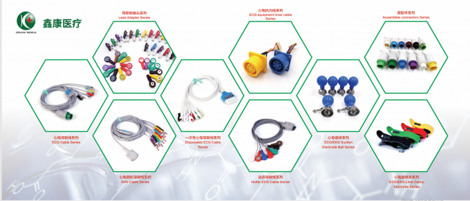 Compatible Philips 8-pin SpO₂ extension cable product view