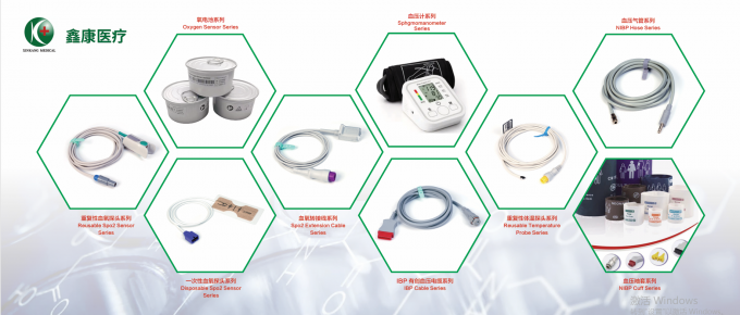 Zoncare совместимый датчик пальца клип боковой вид