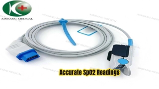 Watch:Compatible Nihon Kohden 14 Pin SpO2 Sensor Adult Finger Clip 