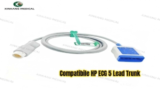 Watch: Compatibile HP ECG 5 Lead Trunk Cable to DG type