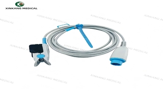 Watch: Compatible Biolight 9 Pin Direct Spo2 Sensor Adult Finger Clip 2.8M 