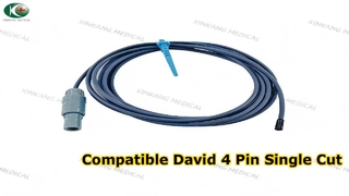 Watch: Compatible David 4 Pin Single Cut Temperature Probe Adult Rectal 