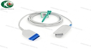 Relógio: Compatível GE Marquette 11 Pin Direct Spo2 Sensor Adulto Clipe de dedo 2,8M