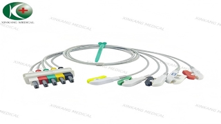 Horloge: Compatibel HP 5 Lead ECG Leadwire Clip Type IEC