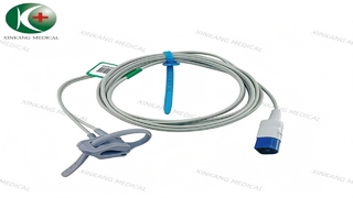 Watch:Compatible HP 8 Pin Single Cut  Direct Spo2 Sensor Neonatal Wrap 2.8M