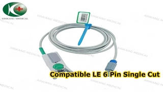 Watch:Compatible LE 6 Pin Single Cut Direct Spo2 Sensor Adult Finger Clip 2.8M
