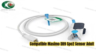 Watch:Compatible Masimo DB9 Spo2 Sensor Adult Finger Clip 1M 