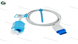 Watch:Compatible Nihon Kohden 14 Pin Spo2 Extension Cable to Nihon Kohden DB9 2M