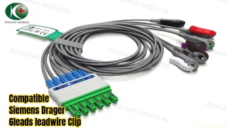 Watch: Compatible Siemens Drager 6leads leadwire Clip