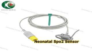 Watch:Compatible Contec 6 Pin Single Cut  Direct Spo2 Sensor Neonatal Wrap 2.8M 