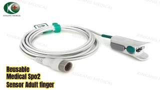 Watch:Reusable Medical Spo2 Sensor Adult finger Clip Compatible Hwatimes