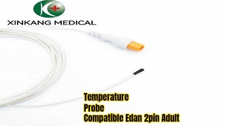 A Closer Look: Temperature Probe Compatible Edan 2pin Adult Rectal type